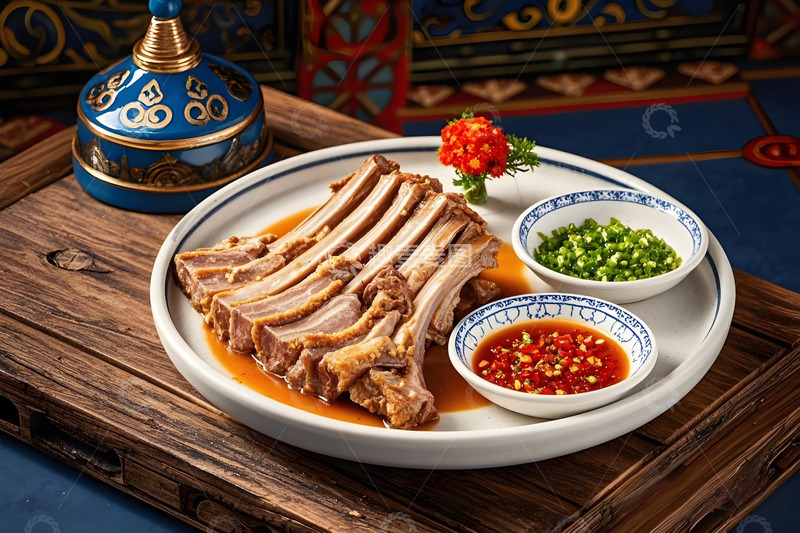 高清大图下载【趣麦麦图】手抓羊排美食摄影