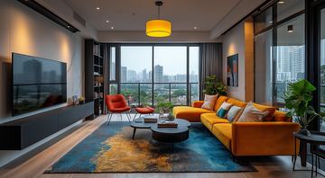 客厅家居装饰摄影图11