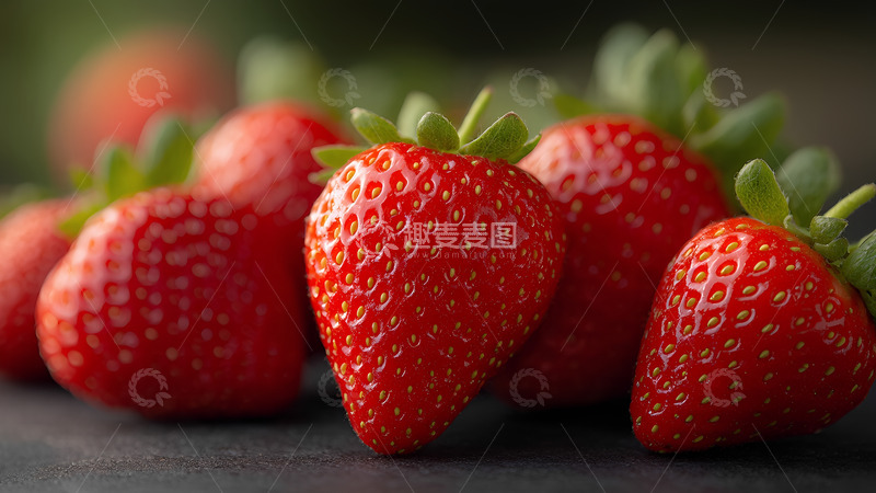 高清大图下载【趣麦麦图】美味水果红色草莓摄影图