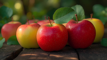 美味水果红色苹果摄影图