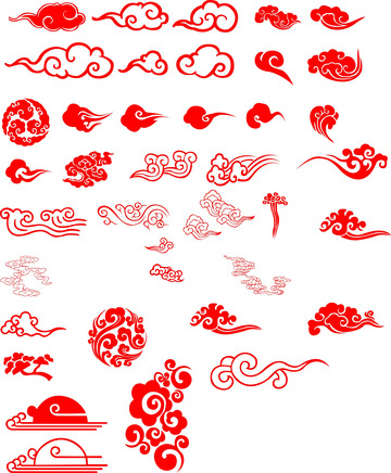 多种祥云，浮云