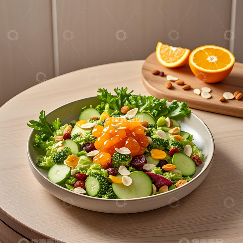 高清大图下载【趣麦麦图】-蔬菜沙拉-凉拌菜-低卡1