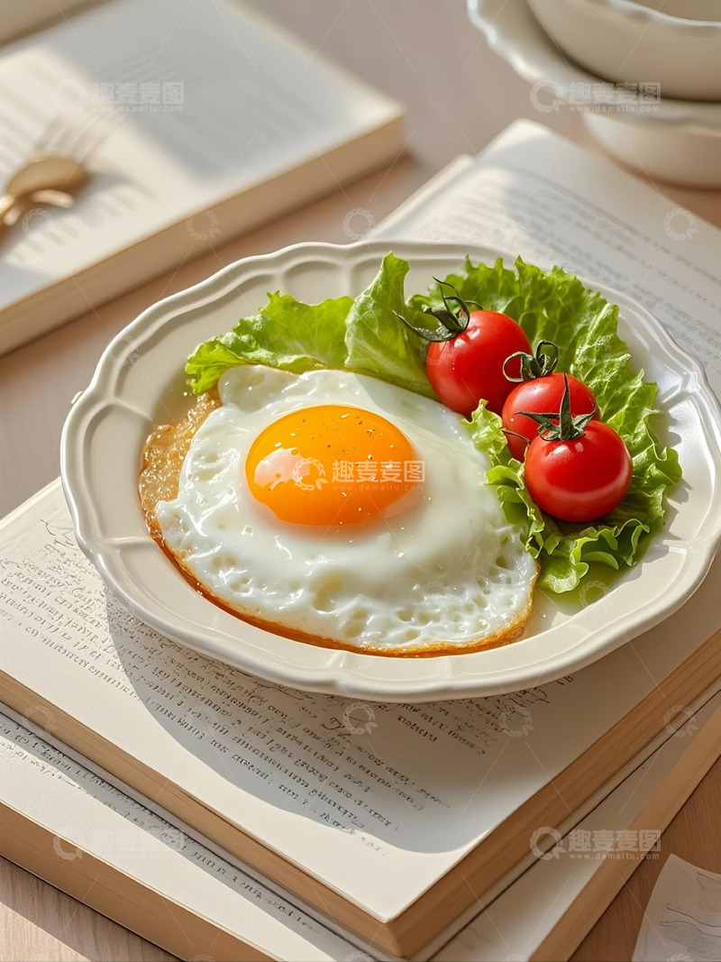 高清大图下载【趣麦麦图】荷包蛋-蛋类-美食4