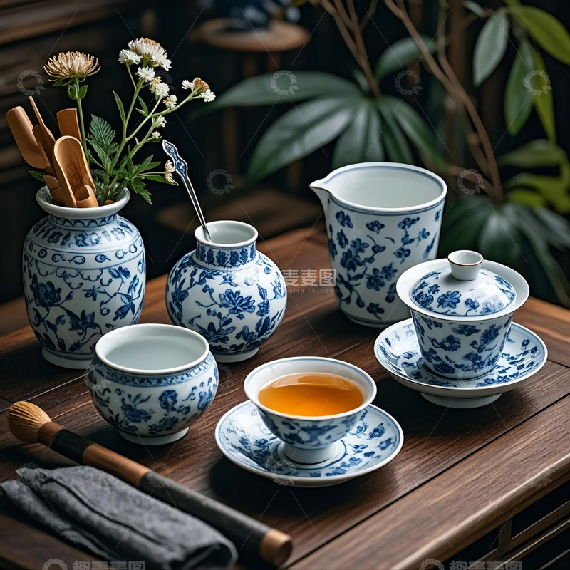 高清大图下载【趣麦麦图】-茶-品茶-茶饮-茶宠-茶具