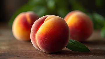 美味水果新鲜水蜜桃摄影图