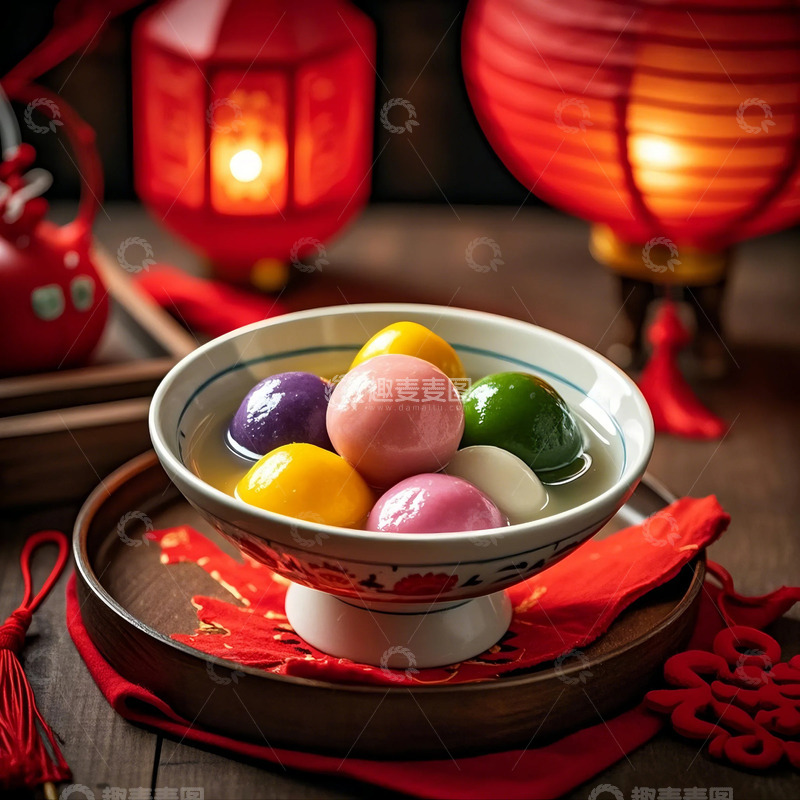 高清大图下载【趣麦麦图】汤圆传统美食3