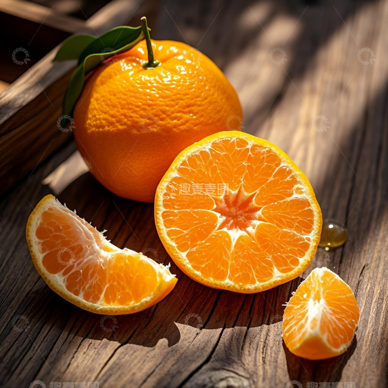高清大图下载【趣麦麦图】粑粑柑-水果-柑橘类