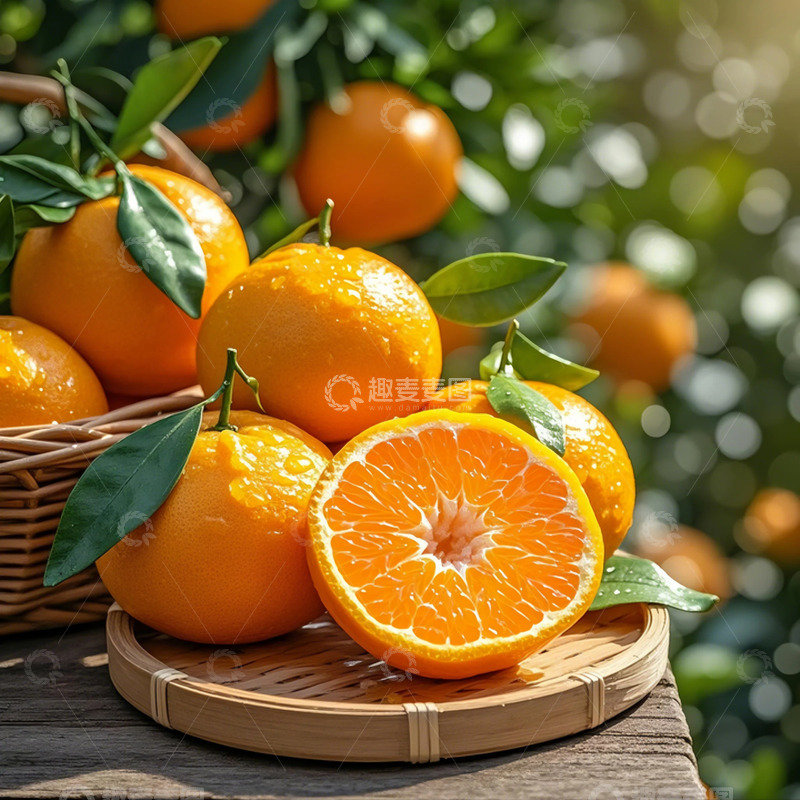 高清大图下载【趣麦麦图】粑粑柑-水果-柑橘类2