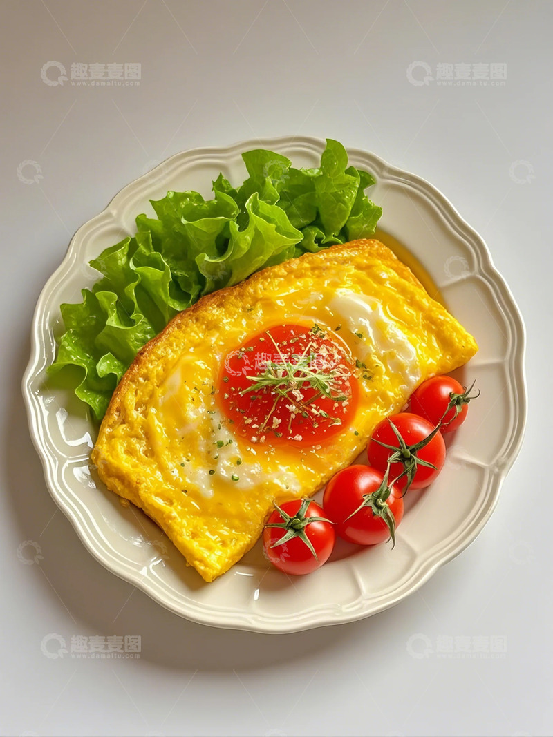 高清大图下载【趣麦麦图】荷包蛋-蛋类-美食1