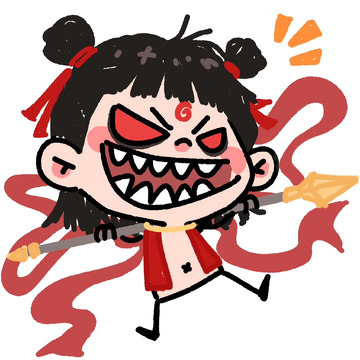 哪吒卡通图免扣
