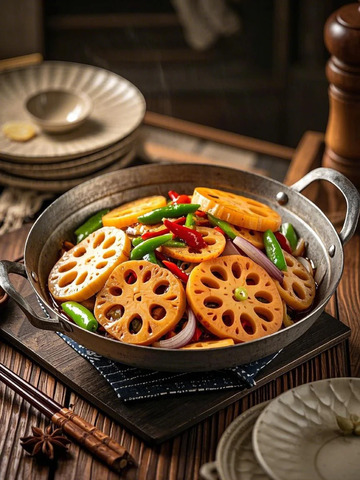 干锅类-干锅藕片- 美食1