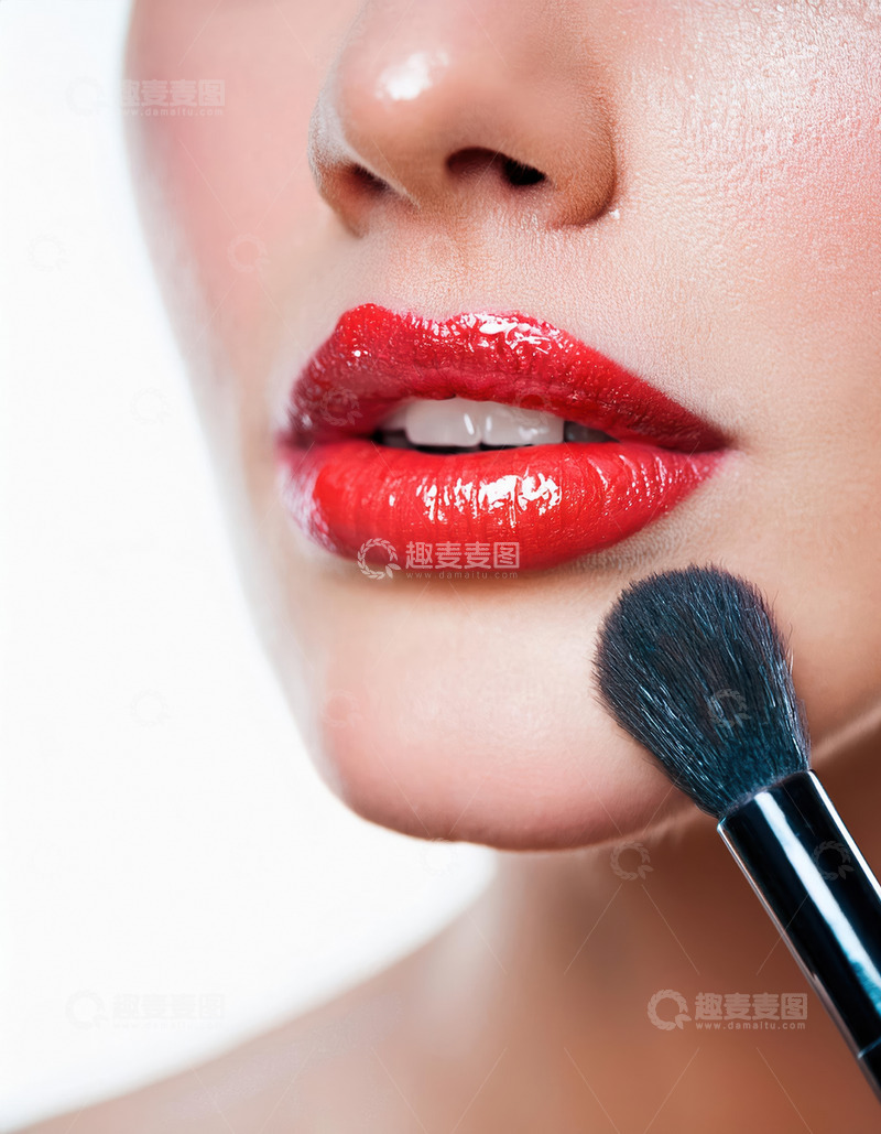 高清大图下载【趣麦麦图】粉唇衔珠，诠释梦幻浪漫风情