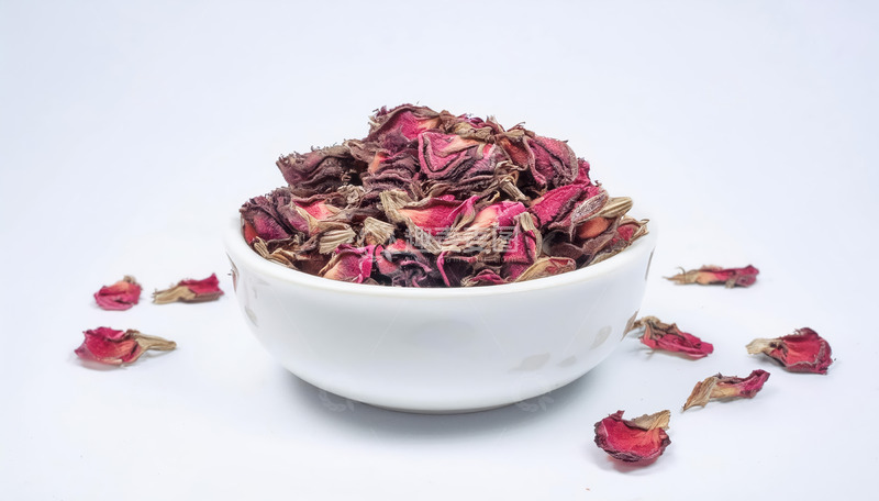 高清大图下载【趣麦麦图】白碗盛干玫瑰，芬芳古韵悄然生