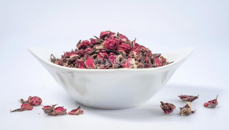 高清大图下载【趣麦麦图】白碗盈干玫瑰，静诉花茶悠悠韵