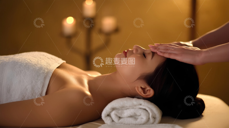 高清大图下载【趣麦麦图】深度放松与心灵疗愈：全身按摩体验