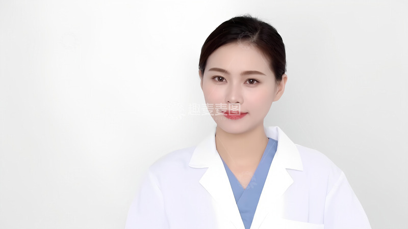 高清大图下载【趣麦麦图】身着白大褂的专业女性医护人员