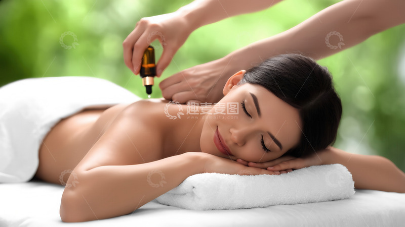 高清大图下载【趣麦麦图】放松身心，享受按摩带来的舒适体验
