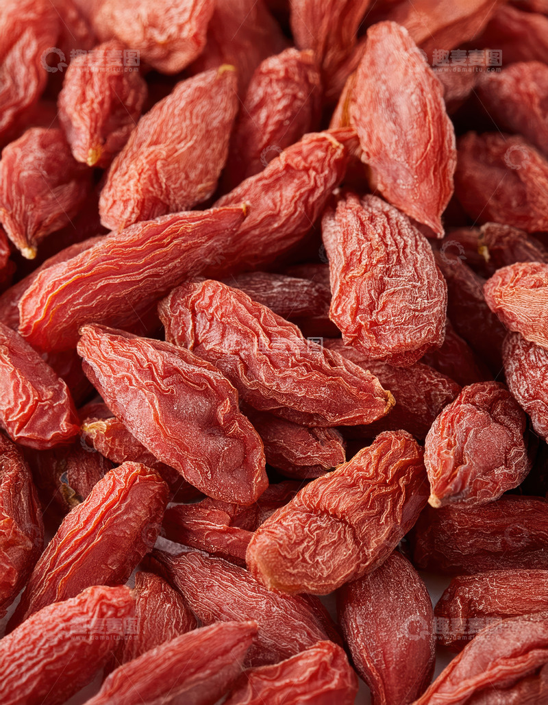 高清大图下载【趣麦麦图】特写：饱满红润的干枸杞子