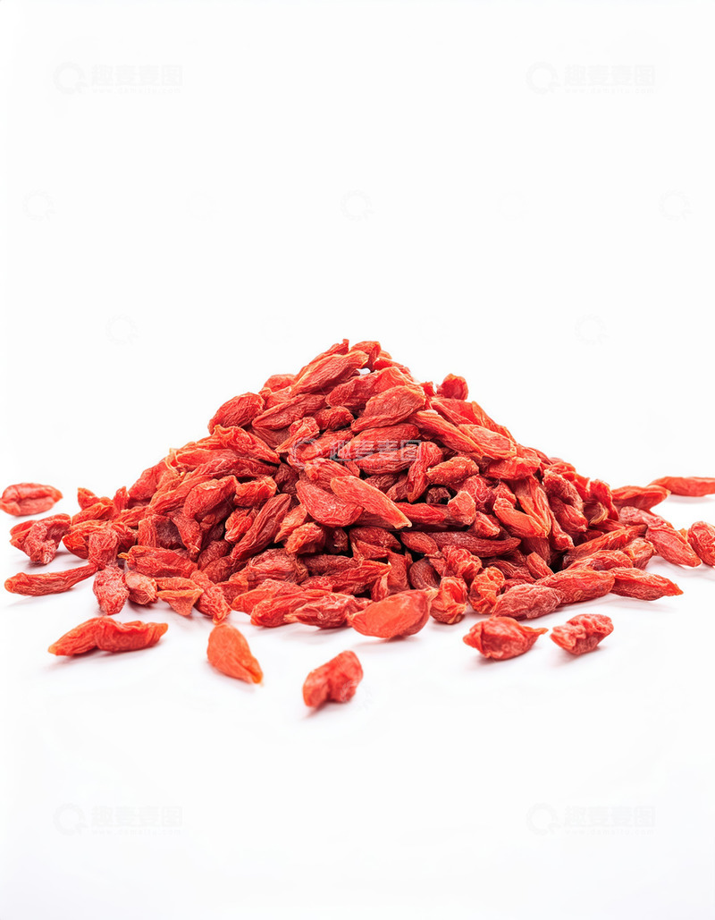 高清大图下载【趣麦麦图】堆成小山的鲜红干燥枸杞子