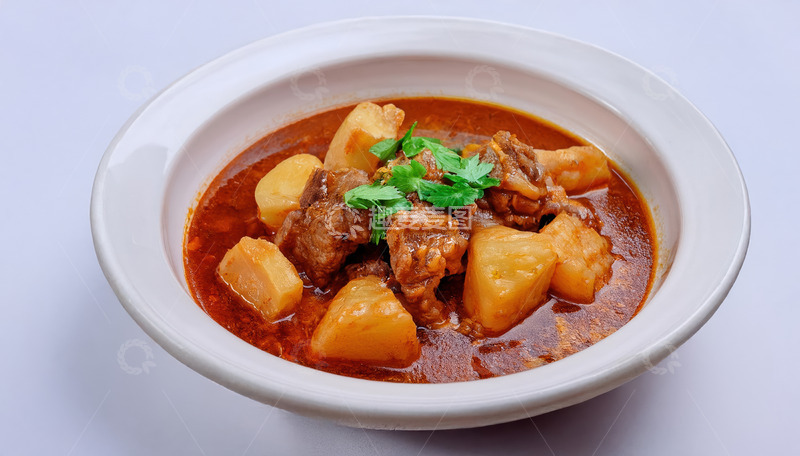 高清大图下载【趣麦麦图】浓香土豆排骨煲，舌尖上的诱惑