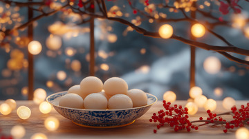 元宵汤圆拍摄图