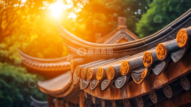 高清大图下载【趣麦麦图】古建筑飞檐斗拱4