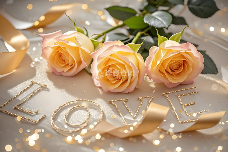 高清大图下载【趣麦麦图】情人节玫瑰花摄影图