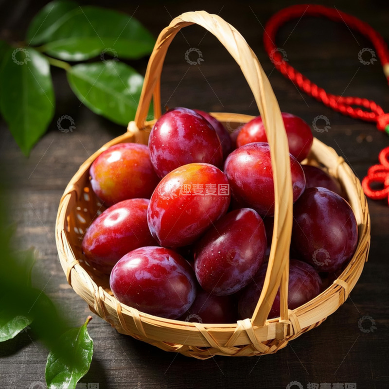 高清大图下载【趣麦麦图】西梅-水果类