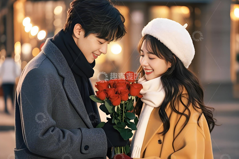 高清大图下载【趣麦麦图】情人节人物摄影图6