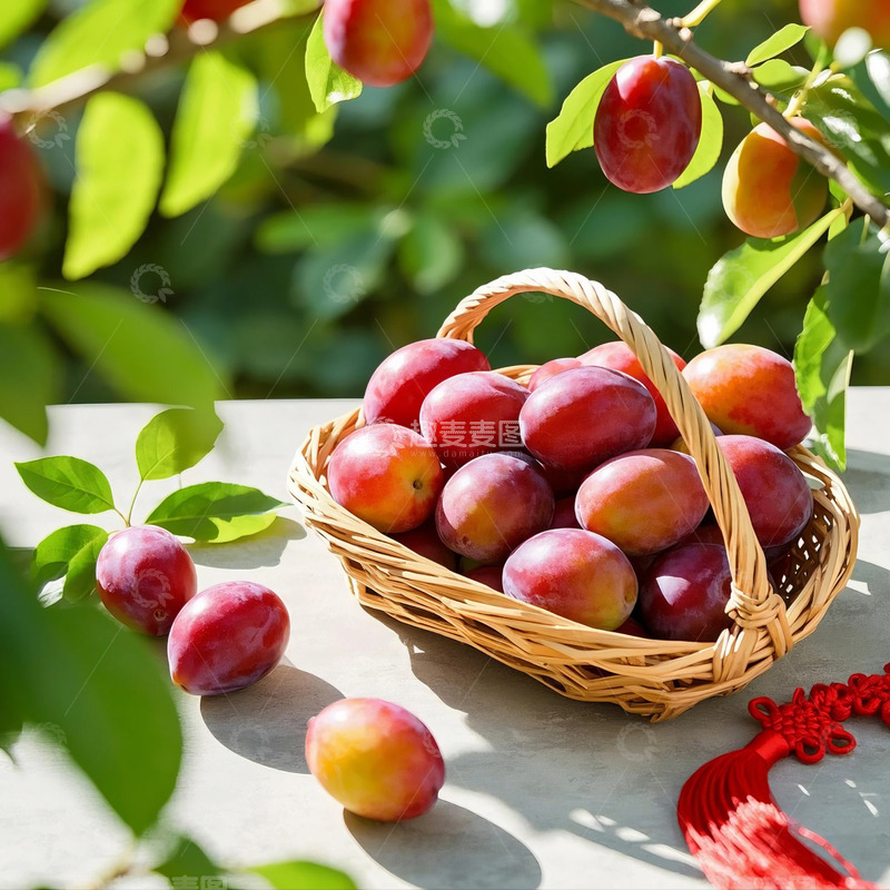 高清大图下载【趣麦麦图】西梅-水果类1