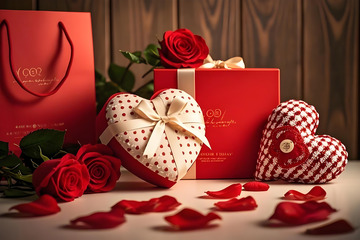 情人节礼盒摄影图1
