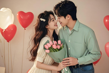 情人节人物摄影图1