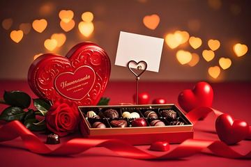 情人节巧克力摄影图1