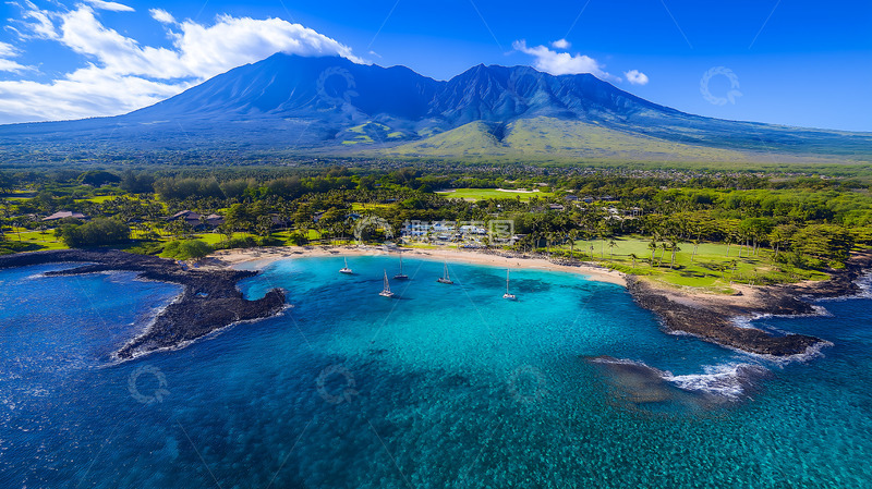 高清大图下载【趣麦麦图】沿海海岸线自然风光