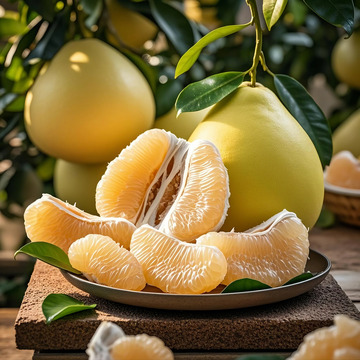 柚子-水果-白心柚1