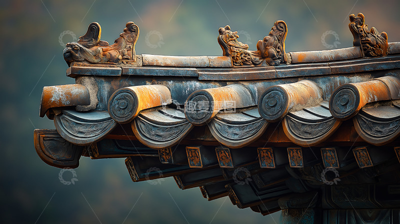 高清大图下载【趣麦麦图】古建筑飞檐斗拱3