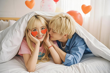 情人节情侣人物摄影图1