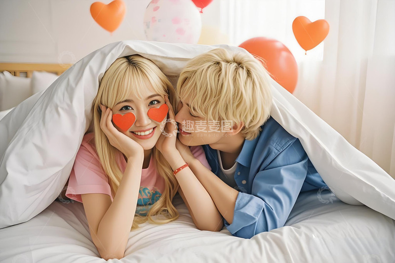 高清大图下载【趣麦麦图】情人节情侣人物摄影图1