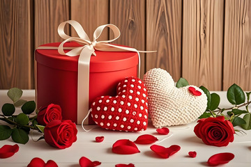 情人节礼盒摄影图