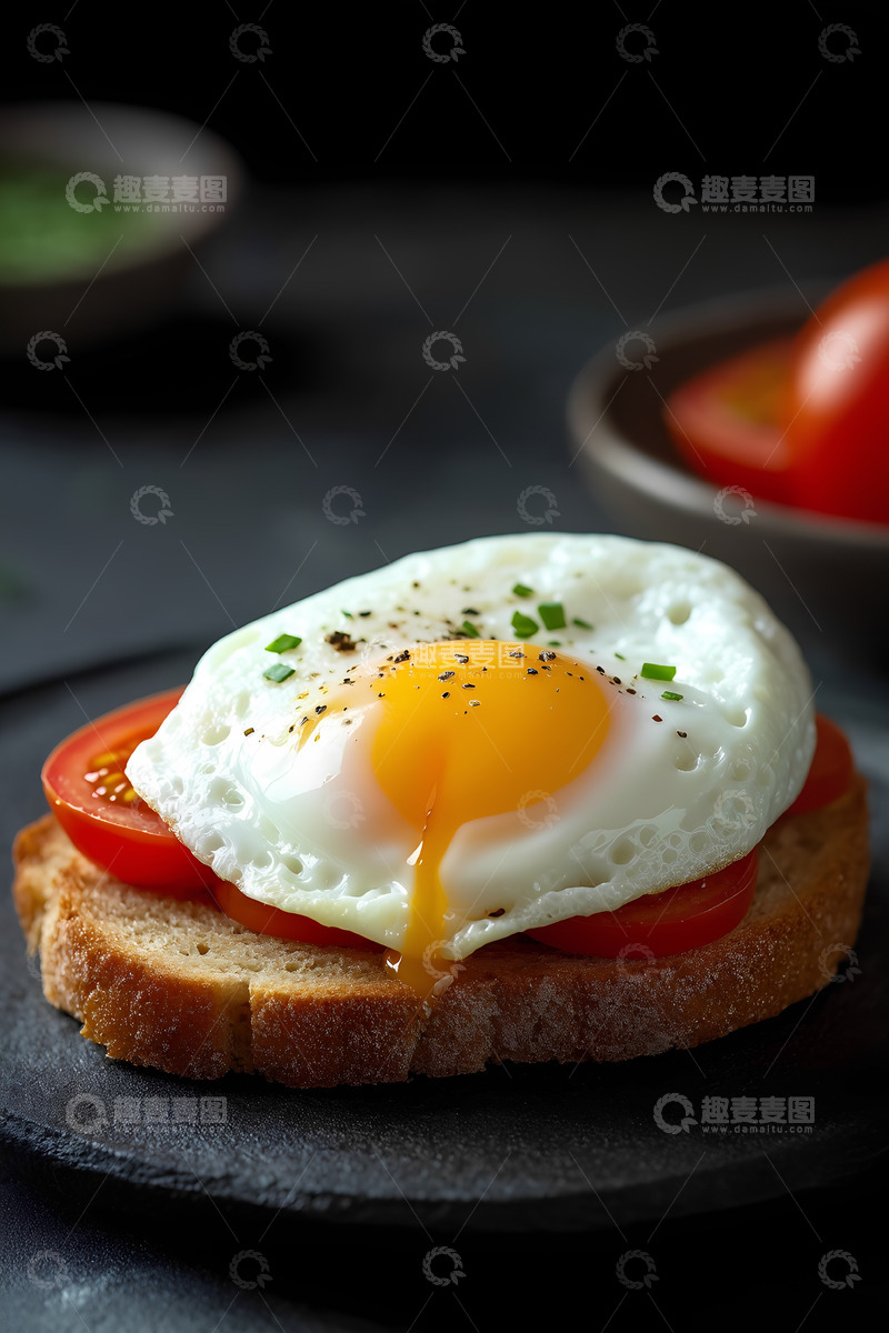 高清大图下载【趣麦麦图】美食煎蛋荷包蛋摄影图