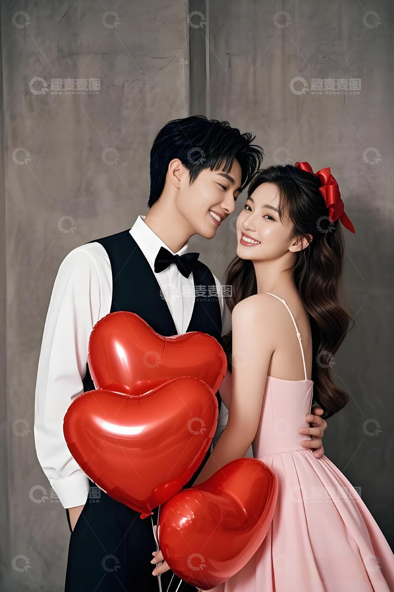 高清大图下载【趣麦麦图】情人节人物摄影图11