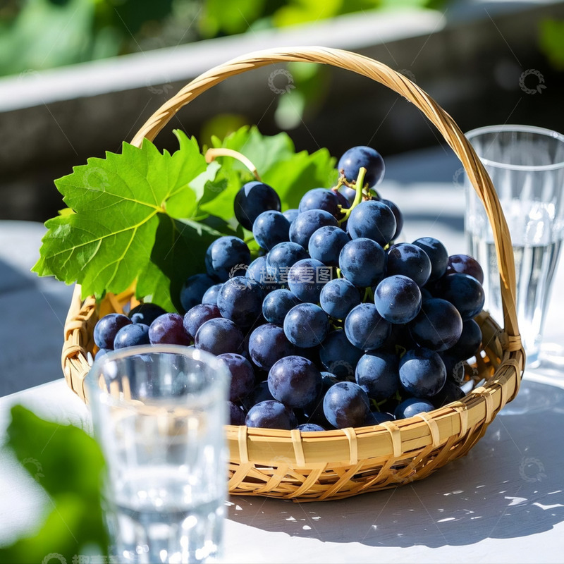 高清大图下载【趣麦麦图】葡萄-水果类1