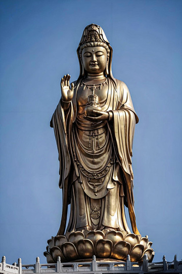 宗教雕塑佛像摄影图1