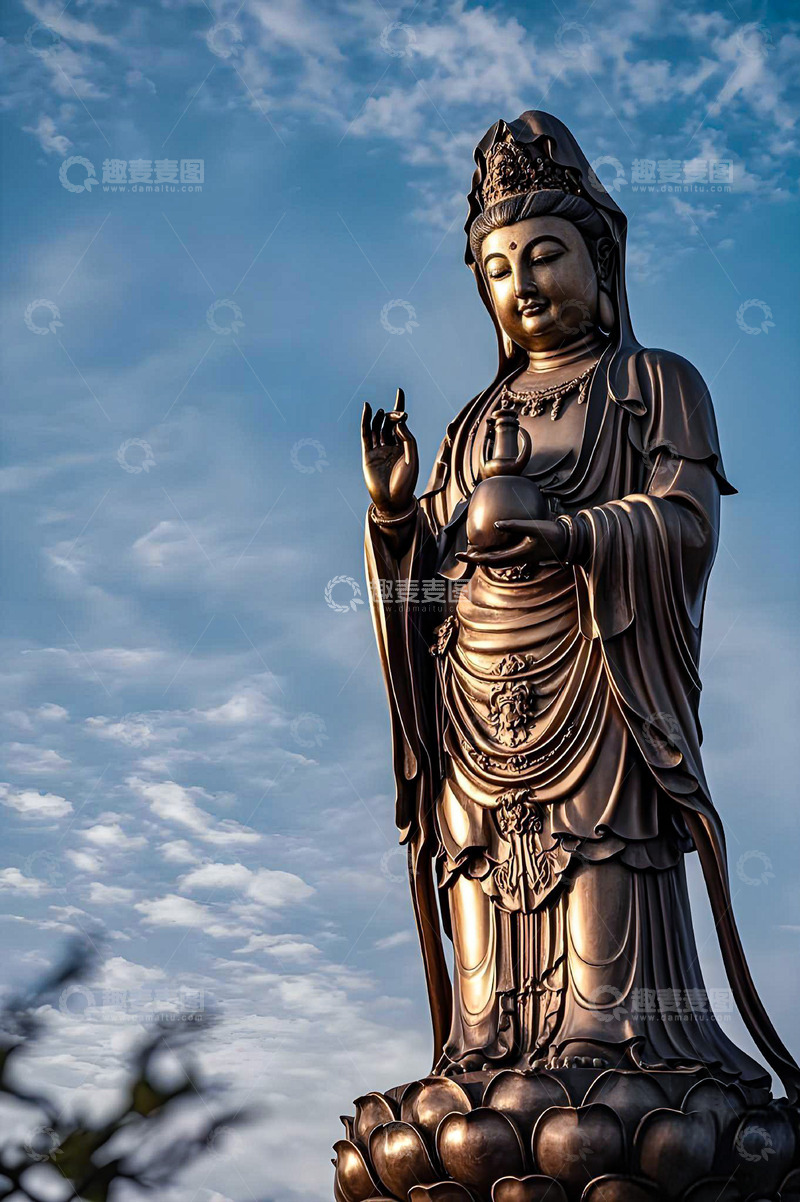 高清大图下载【趣麦麦图】宗教雕塑佛像摄影图2