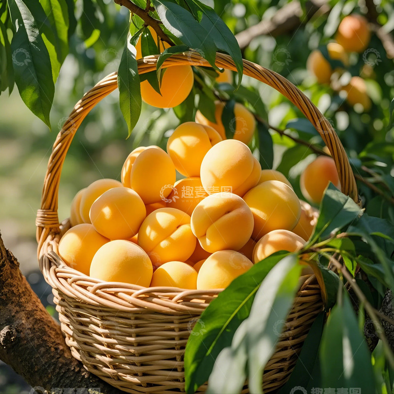 高清大图下载【趣麦麦图】黄桃-水果类2