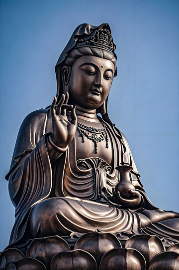 宗教雕塑佛像摄影图3