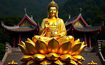 宗教雕塑佛像摄影图