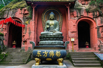 佛像雕塑宗教建筑摄影图6