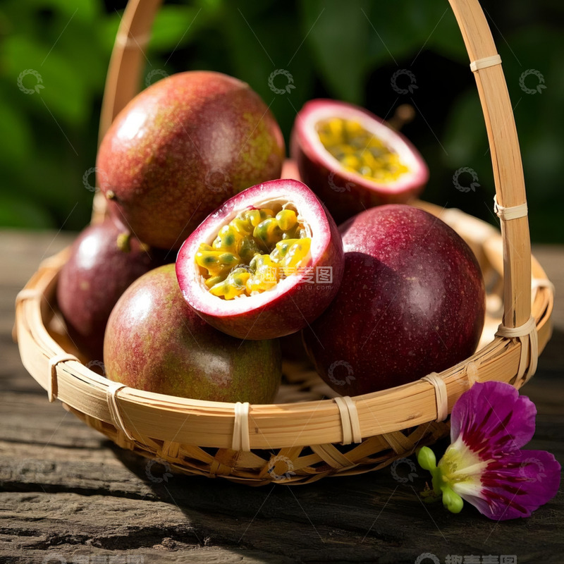 高清大图下载【趣麦麦图】百香果-水果类3