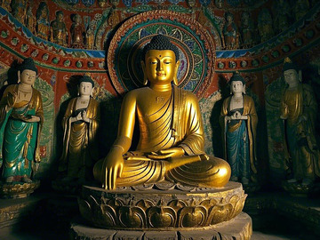 佛像雕塑宗教建筑摄影图2
